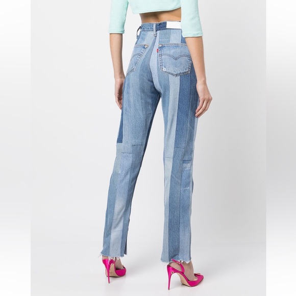 RE/DONE x LEVIS PATCHWORK JEANS - Picture 2 of 15